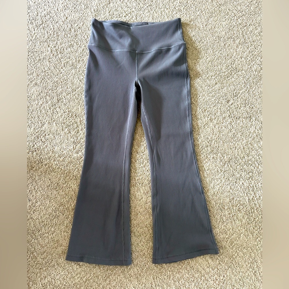 Athleta Elation Rib Crop Flare Pants (L)